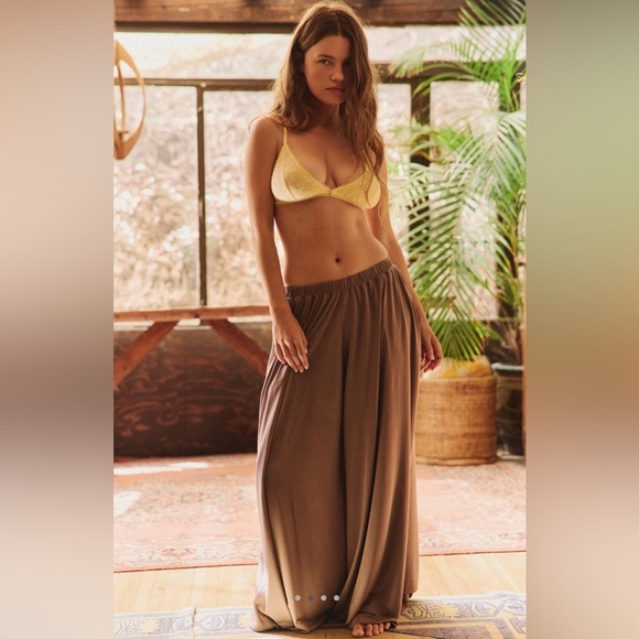 NWT Free People Intimately S Modal Muse Set in Leafless Tree 🪾 Brown New 2 Piece - Picture 4 of 6